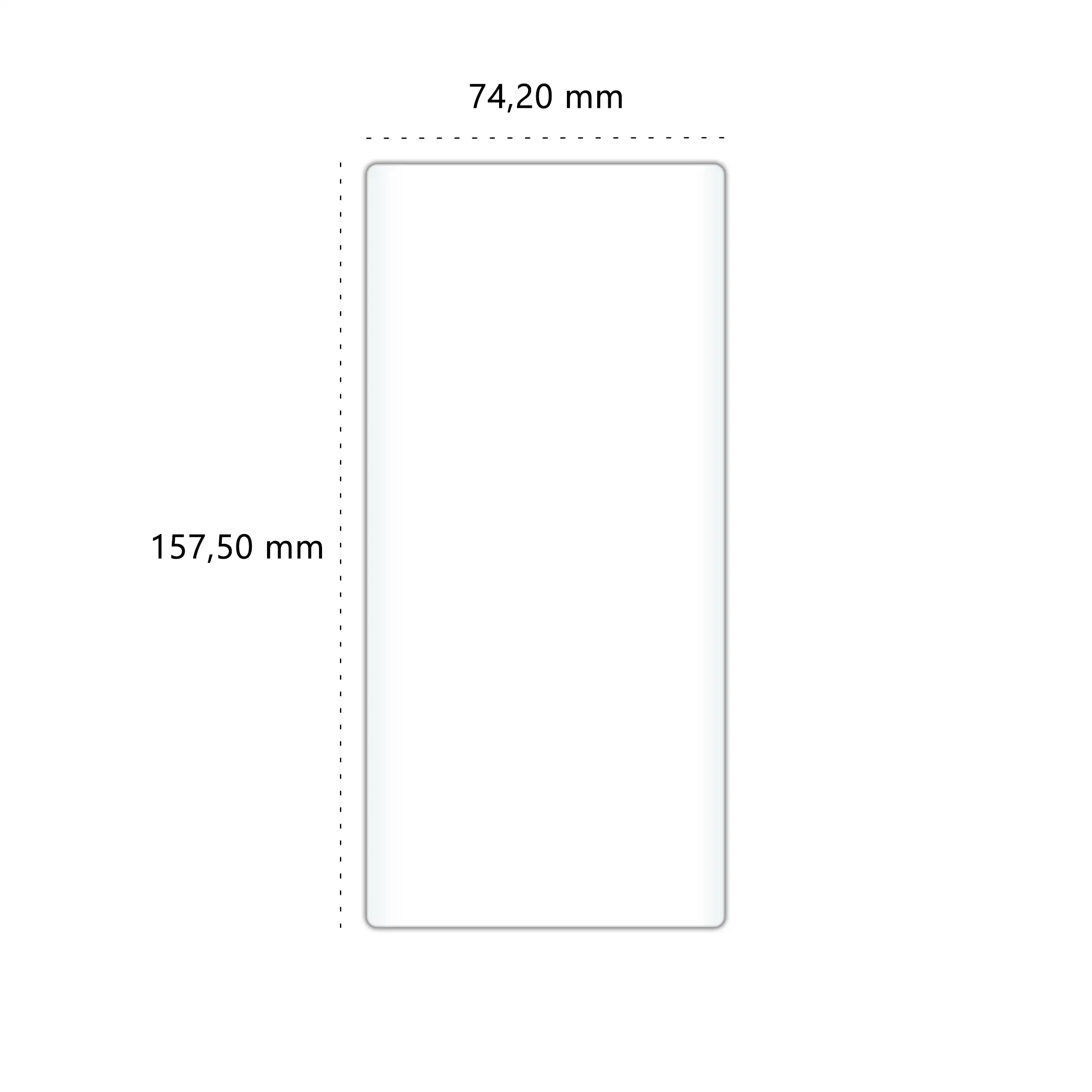Wymiary szkła hartowanego UV Polski Banan BananUltra do telefonu Samsung Galaxy Note 10 Plus